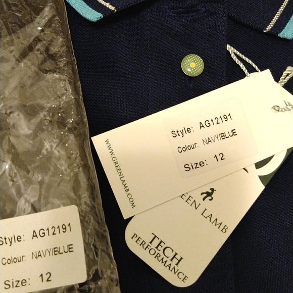 Green Lamb (Ireland) sleeveless polo - NWT - Picture 10 of 12